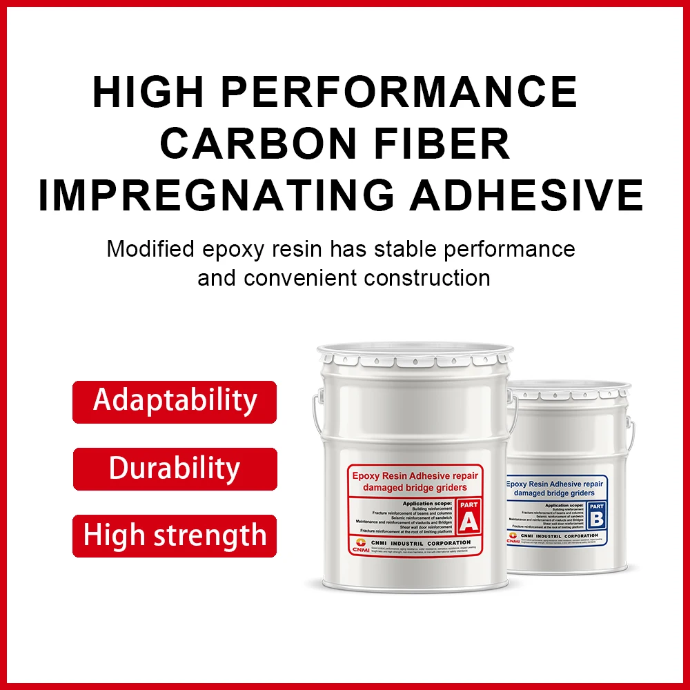 CNMI Epoxy Resin Adhesive Bond with Carbon Fiber for Bridge Structure Reinforcement and Repair