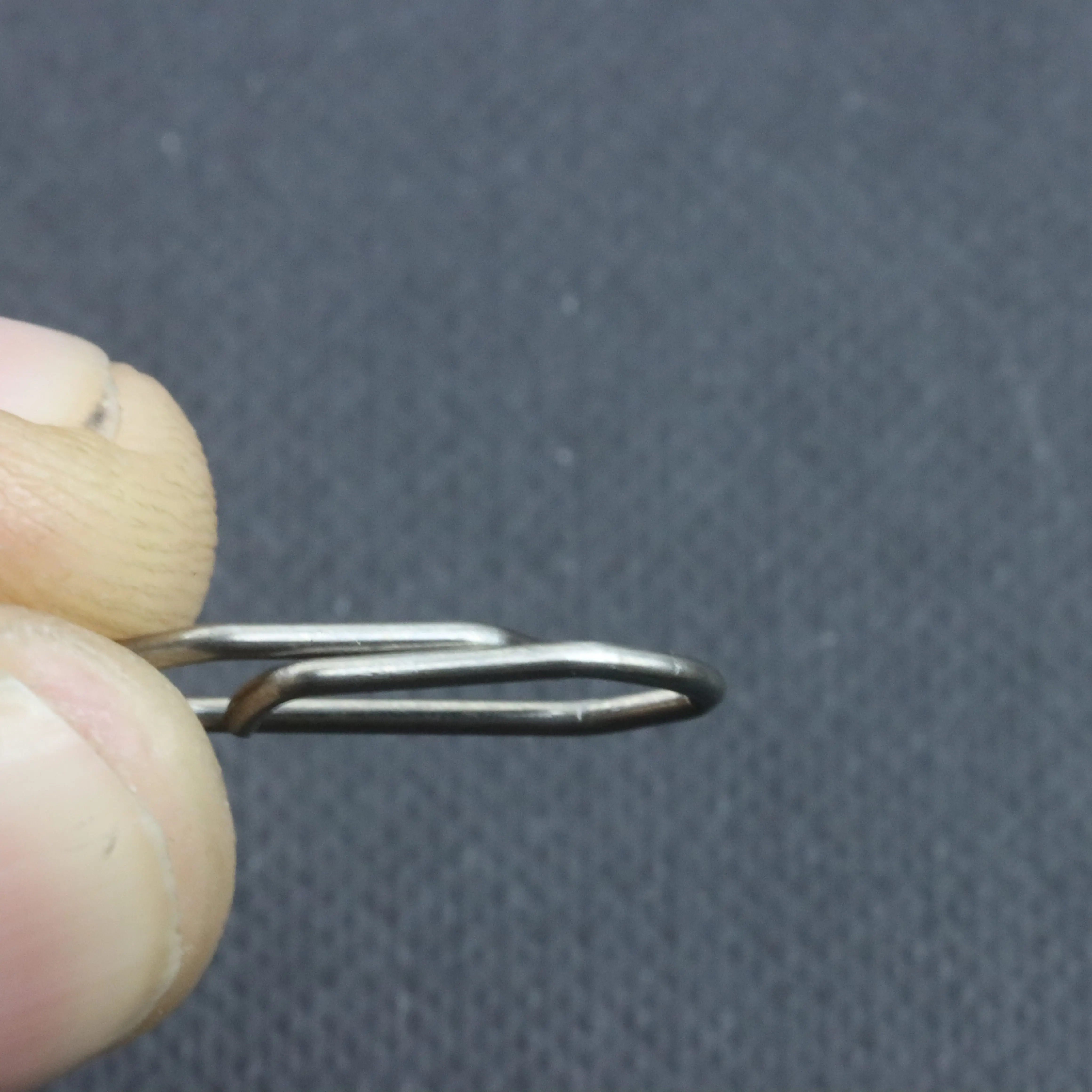 Fishing Snap Clip Stainless Steel Fishing Safety Snap Clips Quickly Change Interlock Line Terminal Fishing Power Clips