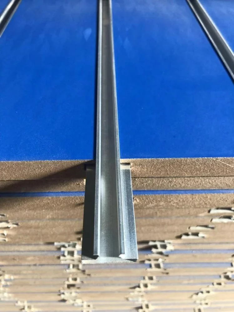 melamine faced slotted mdf board groove/ slot wall mdf board