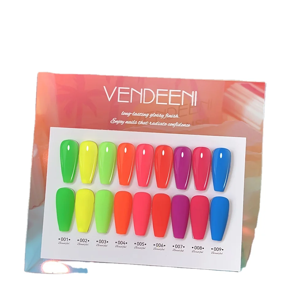 Новый 225 Цвет Радужный УФ гель лак для ногтей набор с прозрачным желе сахар твердый белый лунный свет флуоресцентный лак для ногтей