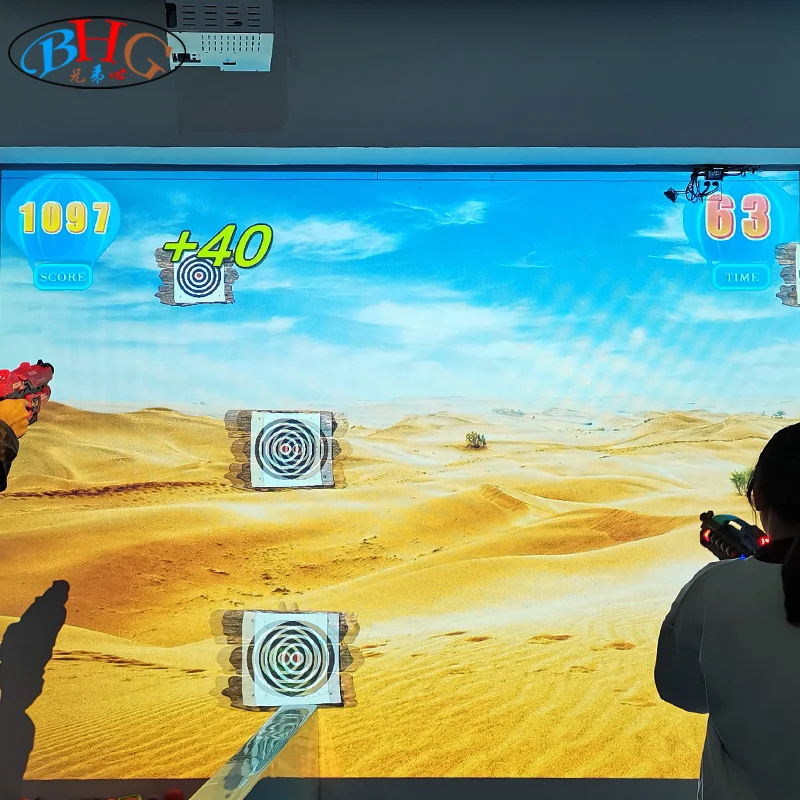 Детский игровой центр, новая разработка, низкая цена, Интерактивная проекция, игра для стрельбы, настенный шар, игра для стрельбы, стреляющая огнем, для уничтожения монстров