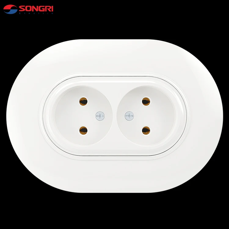 
Songri European Double Plugs Power Universal Electric Multi Outdoor Socket 