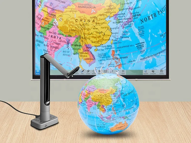 Factory Directly Supply Desktop Portable HDMI-Port Visualizer A3 Shot Lamp Document Scanner For Learning