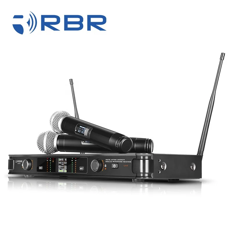  High quality bm688 antenna diversity uhf wireless microphone
