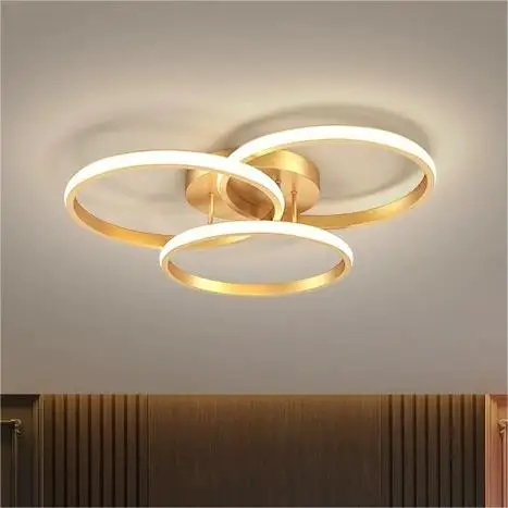 Romantic minimalist bedroom living room ceiling lamps modern fashion circle study bedroom dining room Aluminum led ceiling light