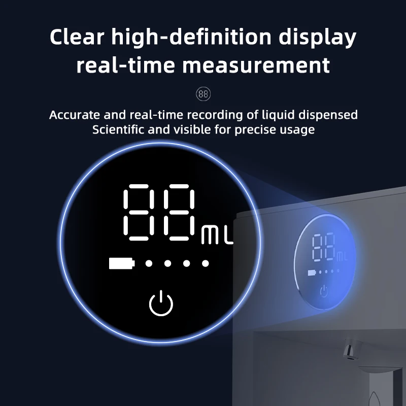 500ml Wall-Mounted Electric Water Dispenser Bottle Oral Hygiene Multi-Purpose Mouthwash Dispenser with Cups for Bathroom Use