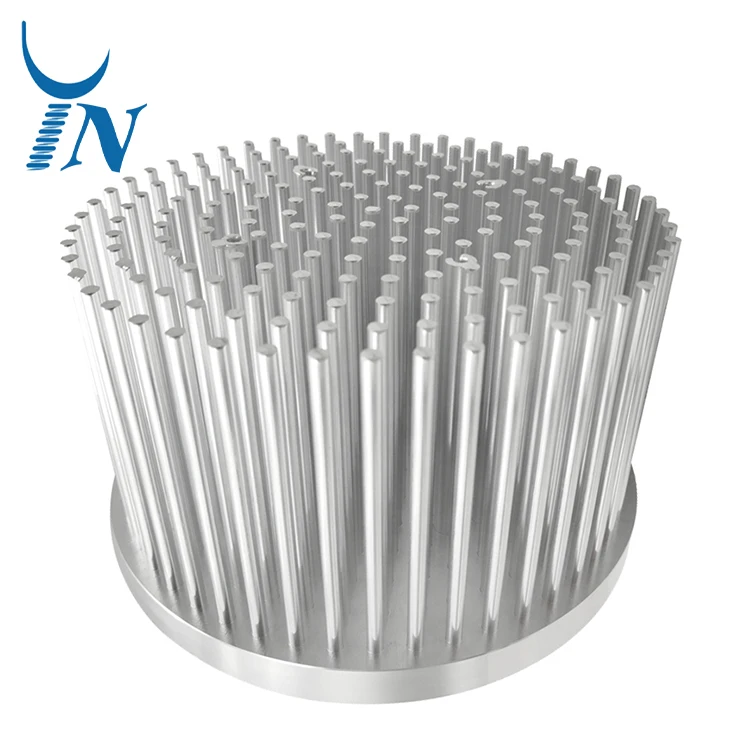 Custom High-performance Aluminum Profile Radiator Anodizing Finish Round Cold Forging Heat sink