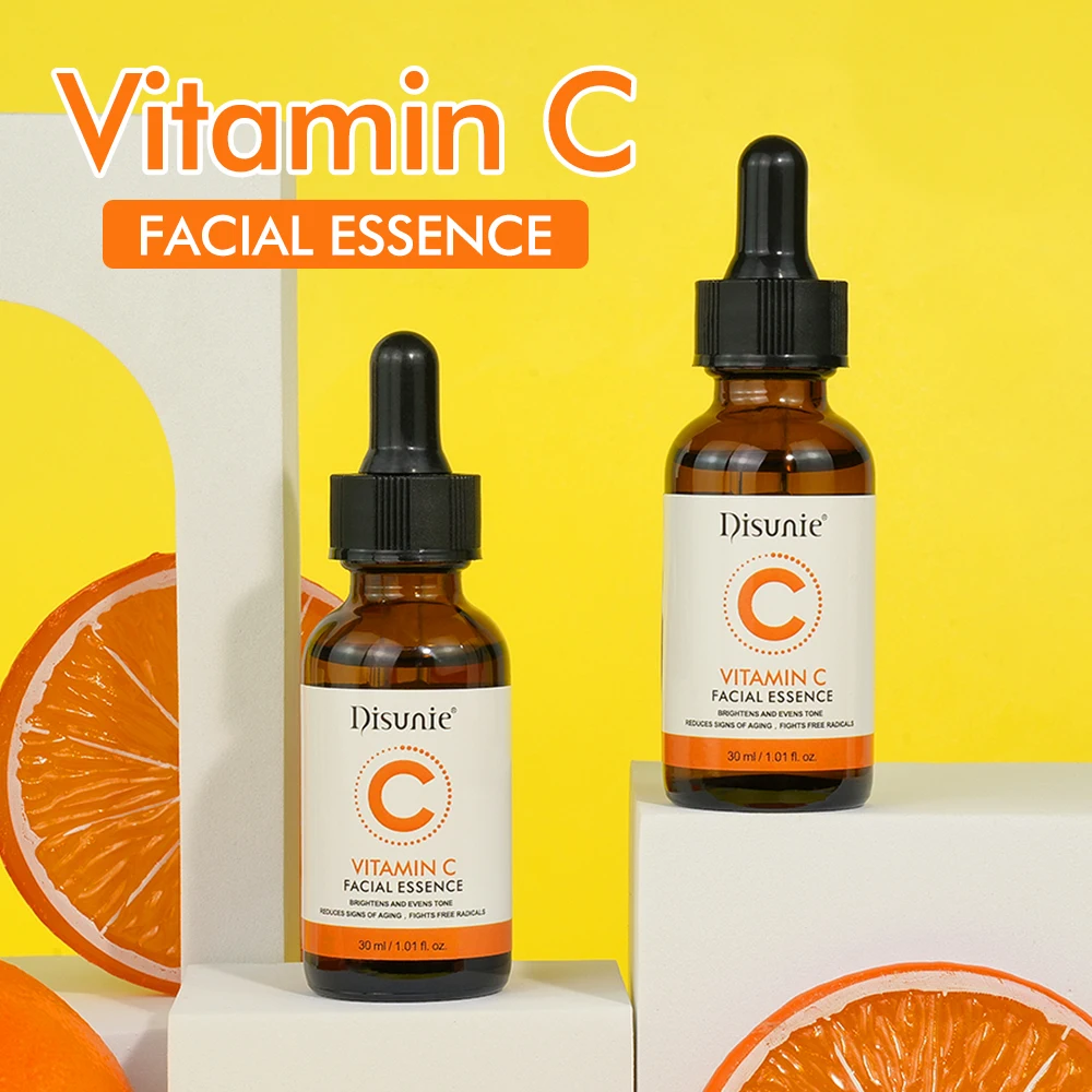 Vitamin C Facial Serum With Hyaluronic Acid Anti-aging Collagen For Skin Brightening Vitamin C Whitening Skin Care Face Serum