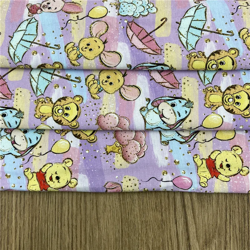 New Original Digital Characters  Printing Gots Cotton Price Per Meter 100 Cotton Fabric