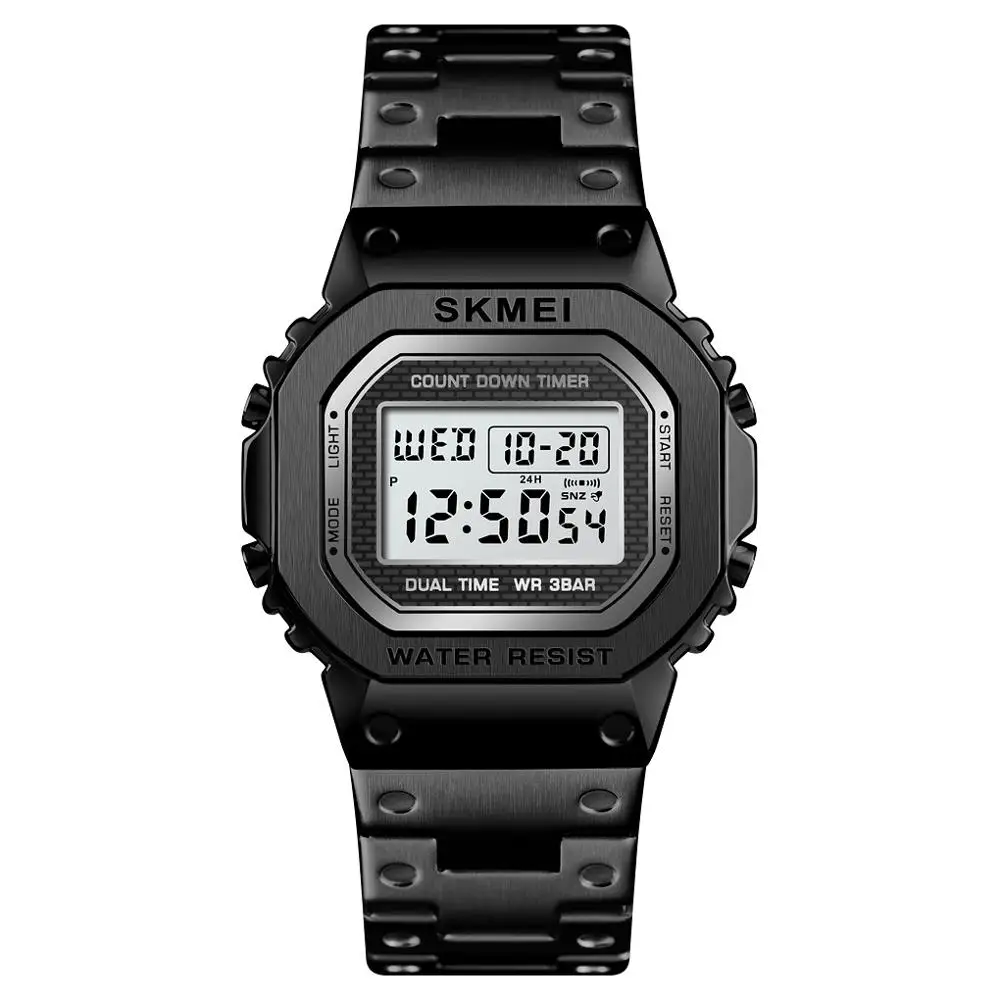SKMEI 1456 новые мужские цифровые часы электронные наручные светодиодные
