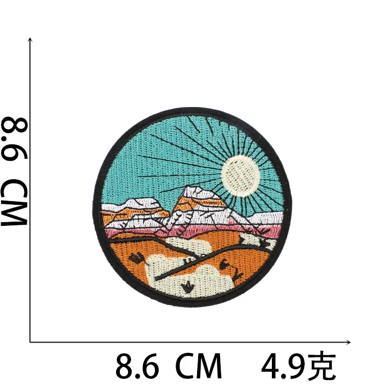 Lucky Girl Okay DIY Patches Embroidery For T-Shirt Iron On Appliques Clothes Jeans Stickers Badges Parche Japanese Fish