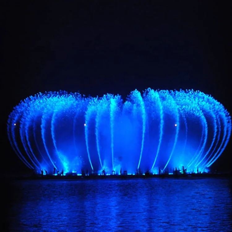 Free Design Outdoor Large Chasing Dancing Water Fountain with Synchronized led Lighting and Music