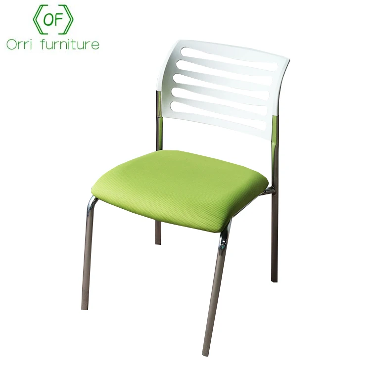 
Orri Furniture Armless Stackable Plastic Office Visitor Chair 