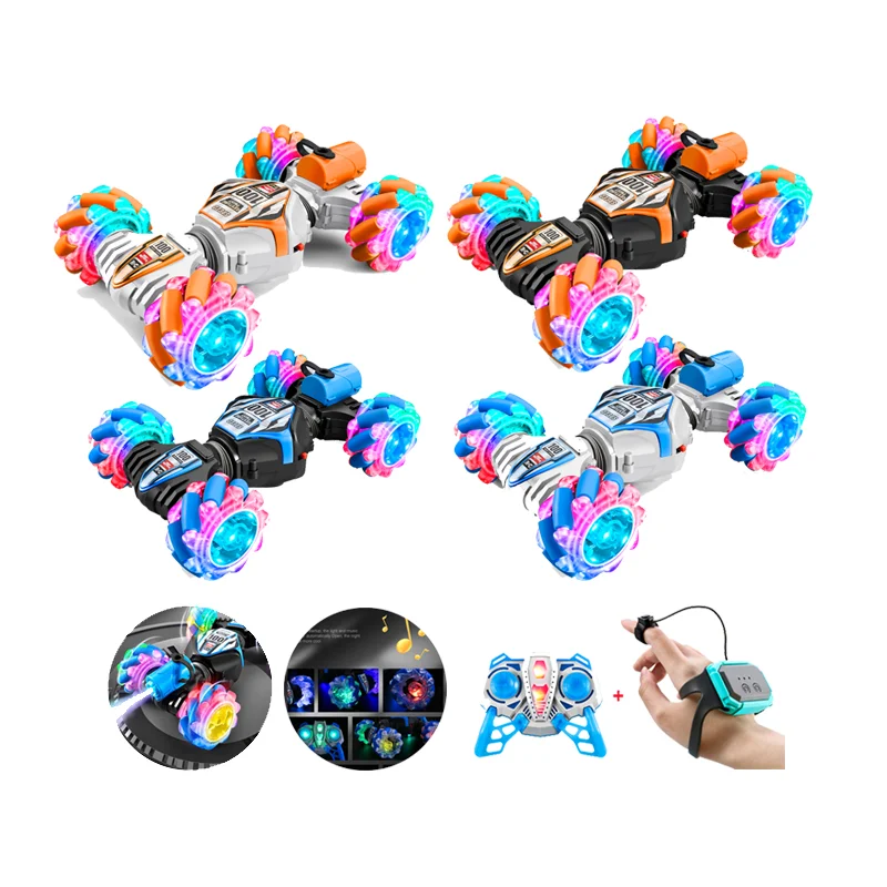 Best-Selling 2.4GHz RC Drift Stunt Car High Electric Racing Plastic Toy Mecanum Wheel LED Hand Control Bag 2 Hours Tamiya