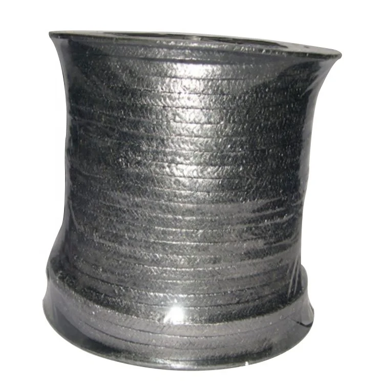 High stability and corrosion-resistant sealing material black PTFE gland packing