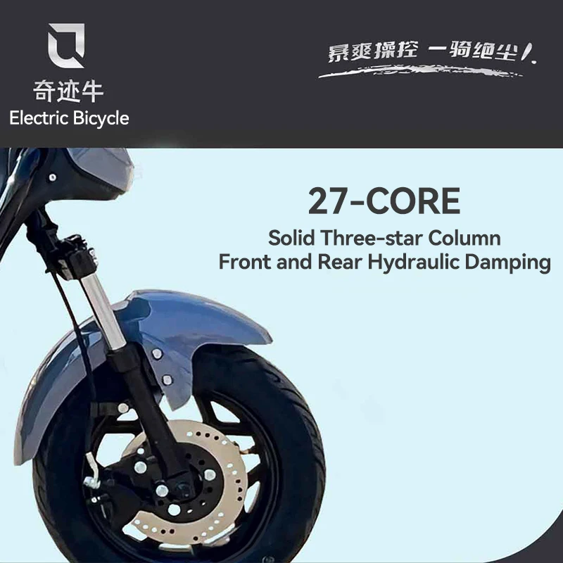Motorized Electro Pedal Assist 2023 E Bikes Big Type Cargo 2 Wheel Drive 48V 60V 1500W Cube Classic Electric Bicycle for Adults