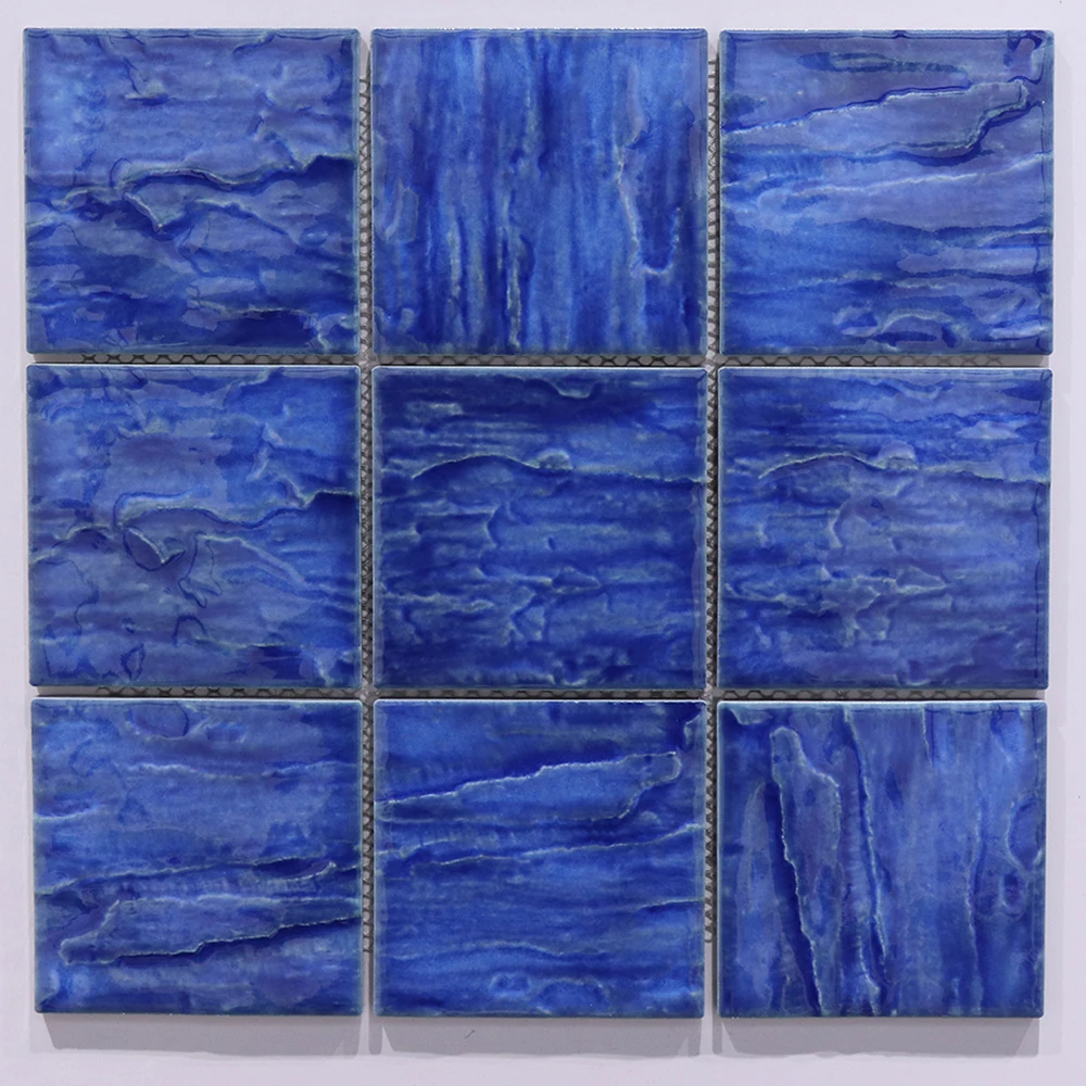 classic sky blue modern glazed ceramic mosaic tile for swimming pool floor border tiles swimming pool mosaics