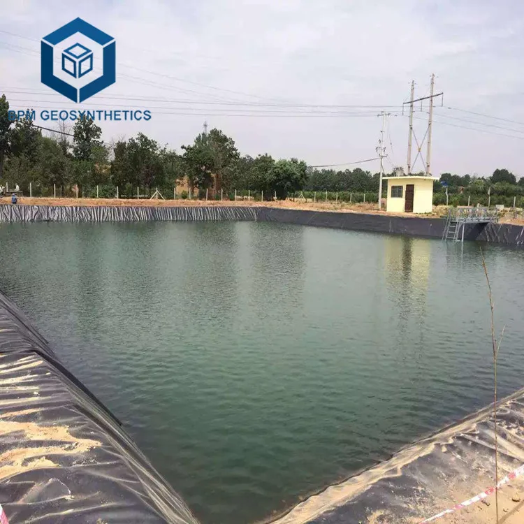 Smooth HDPE Geomembrane Geomembrane Liner 500 Micron Dam Liner Geomembrane HDPE Liner for Fish Farm Pond