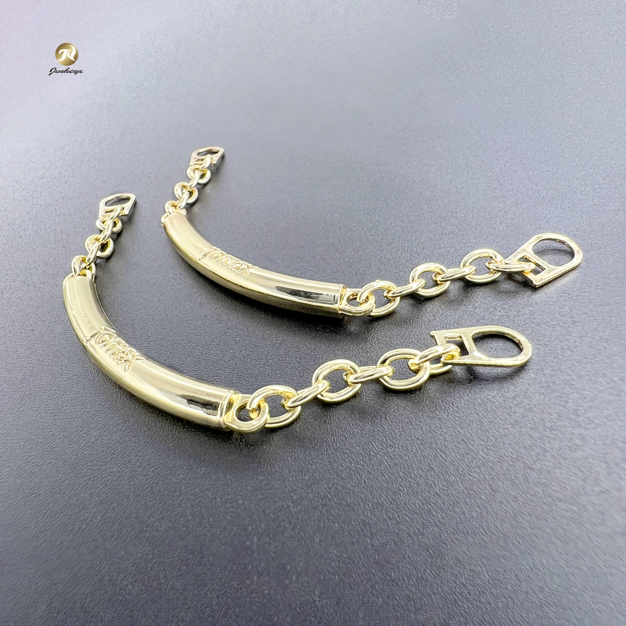 Wholesale Garment Accessories Custom Tag Label Metal Sewing  Coat Engraved Brand Tag Label For Clothing