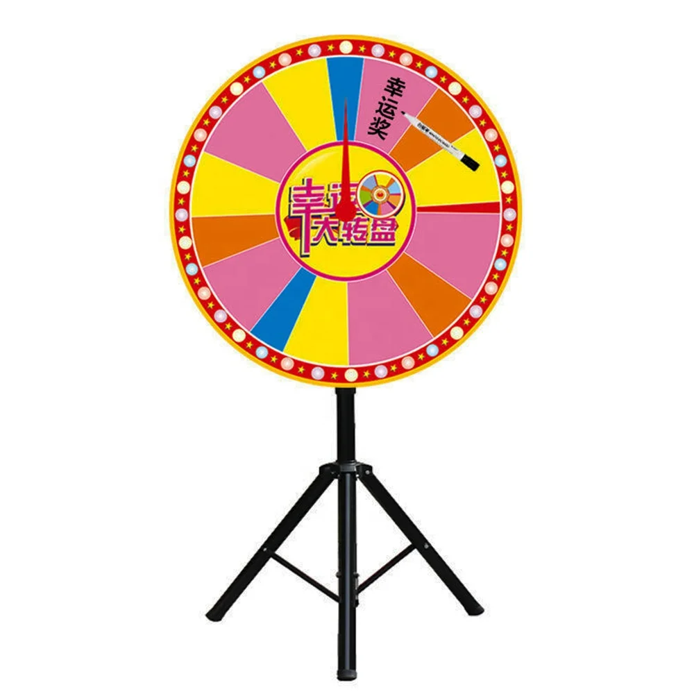 2024 wholesale floor standing promotion lucky prize wheel