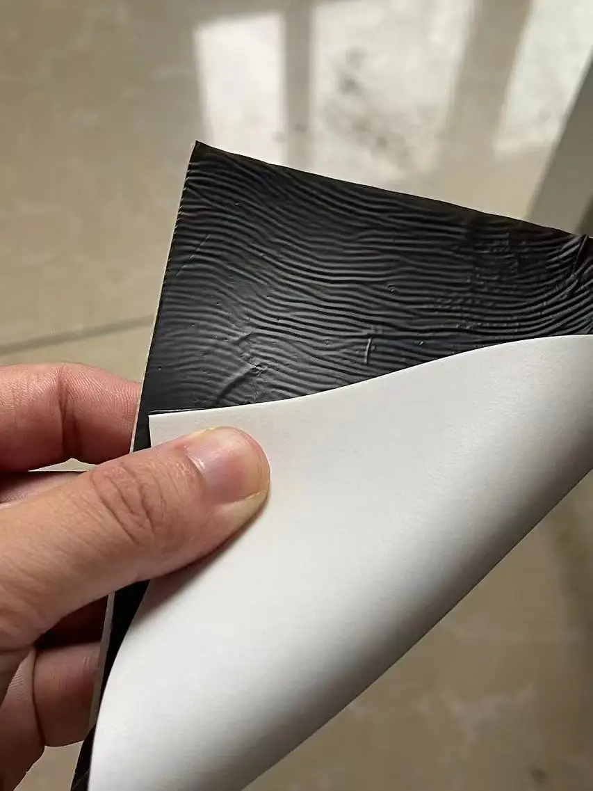 Factory Direct Price 2mm pvc waterproof acoustic hdpe waterproof membrane roll self adhesive