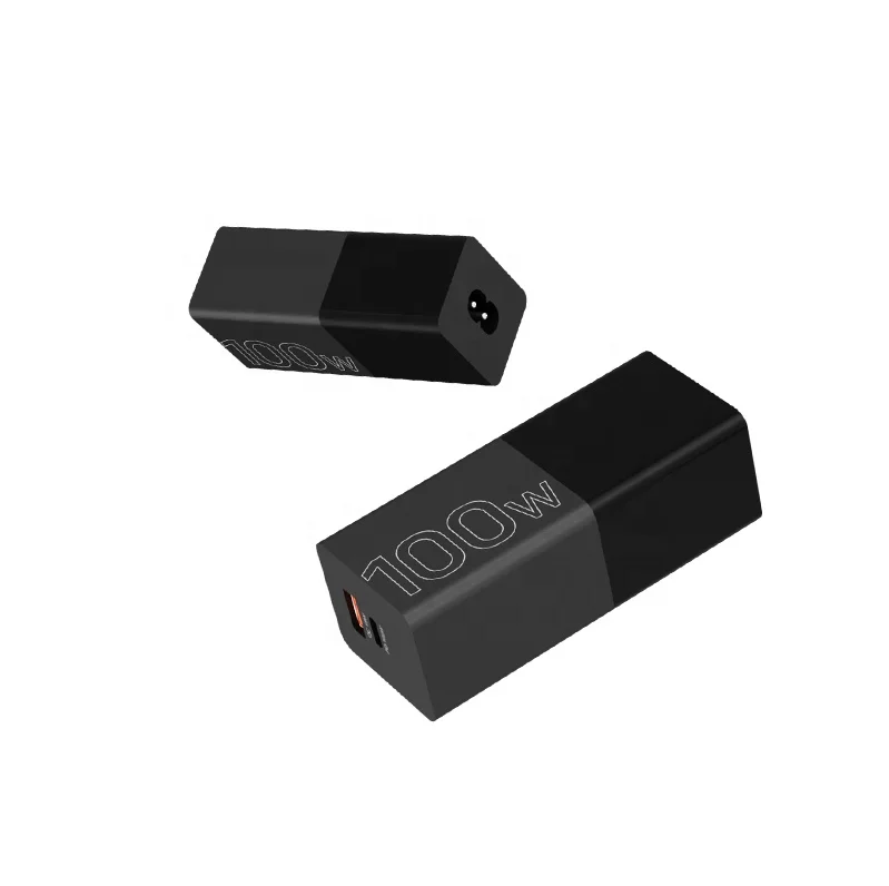 US UK AU EU power cable match 100W GaN adapter  Fast Charging  Type C Usb A PD  Charger For MacBook Pro Air For iPad