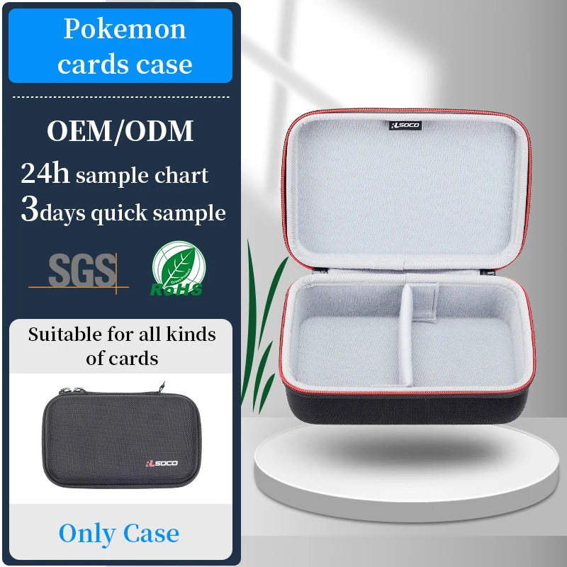 RLSOCO ODM OEM Waterproof Protective Carrying Zipper card case for poke cards gaming eva case travelling bag