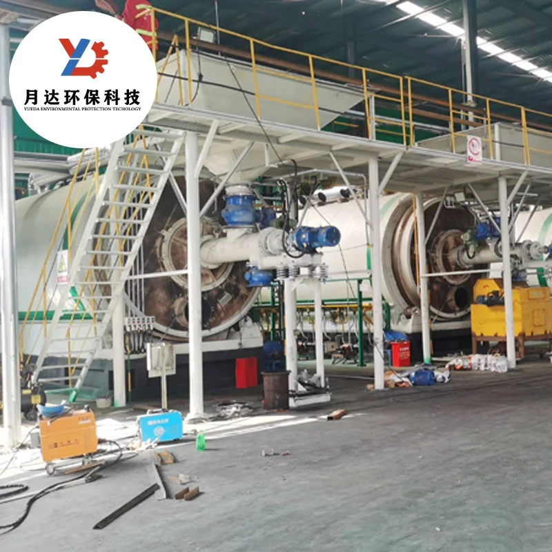 Non-pollution Waste Plastic Pyrolysis To Oil Plant With High Yield