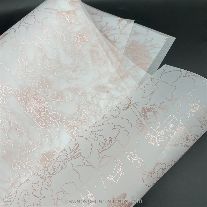 Food Grade Natural Color Silicone Oil Proof Parchment Paper roll For Oven Baking Barbecue Paper