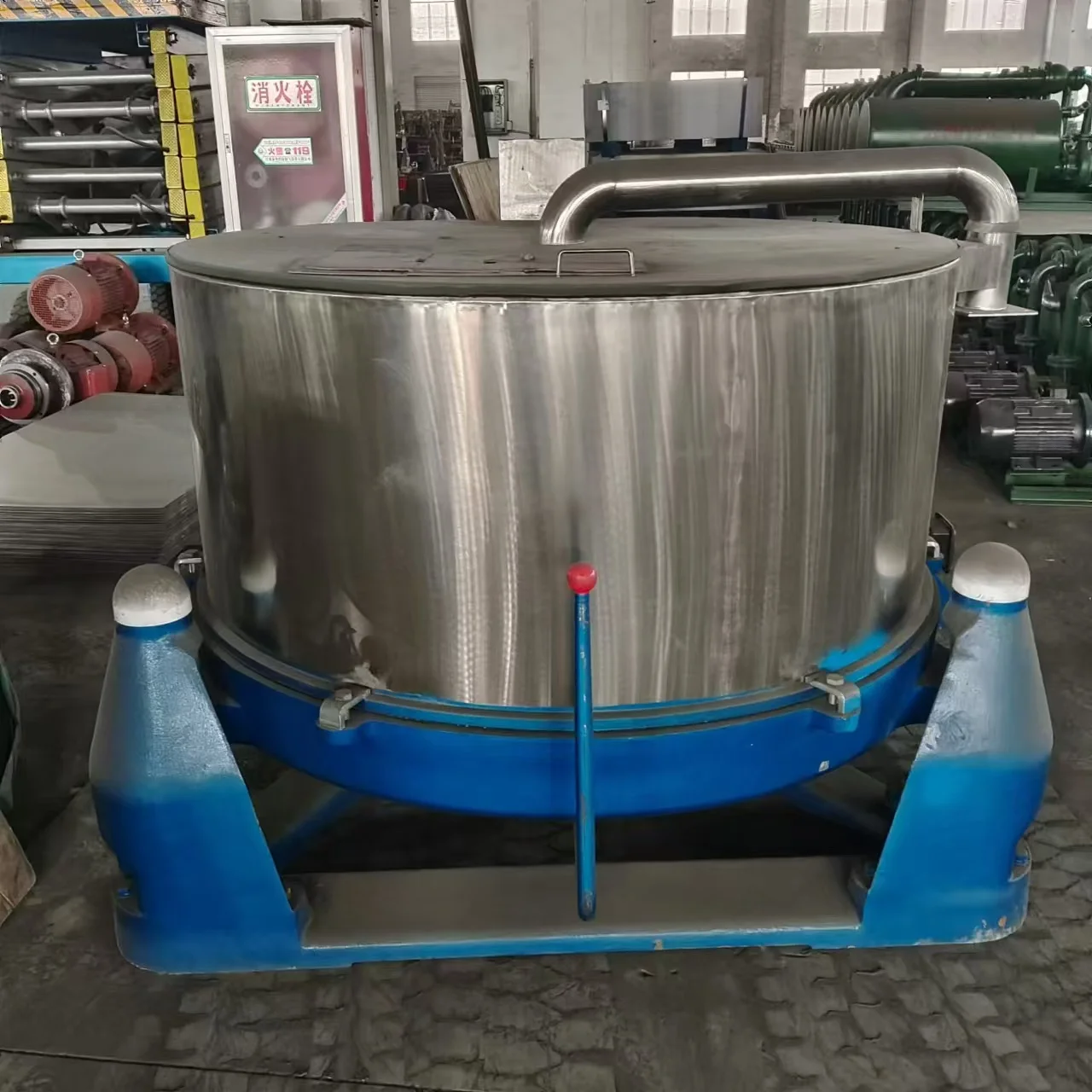 S1200 Food grade stainless steel four-legged flat sling centrifugal industrial dewatering machine