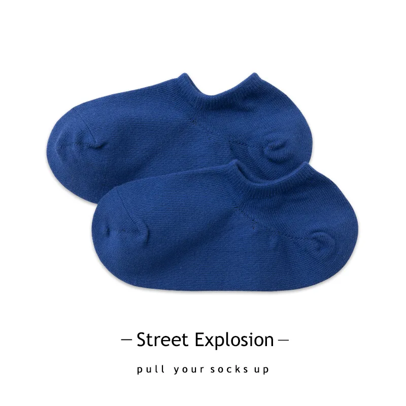 Summer Trend Invisible Shallow Mouth Boat Socks Cartoon Shark Cotton Socks Non-slip Low Top Boat Socks