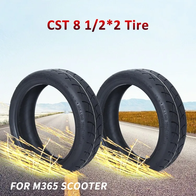 CST 8 1/2*2 Tires for 8.5 inch Xiaomi M365 Pro Scooter with 9*2 Inner Tube/Pneumatic Rubber Replacement Tyre Spare 8.5 inch Tyre