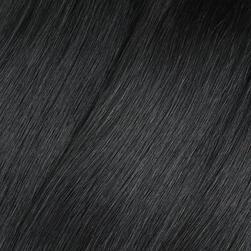 
Wholesale 100 Human Hair Weaving Silky Straight Natural Color #1B Hair Weft Virgin Brazilian Human Hair Extensions 