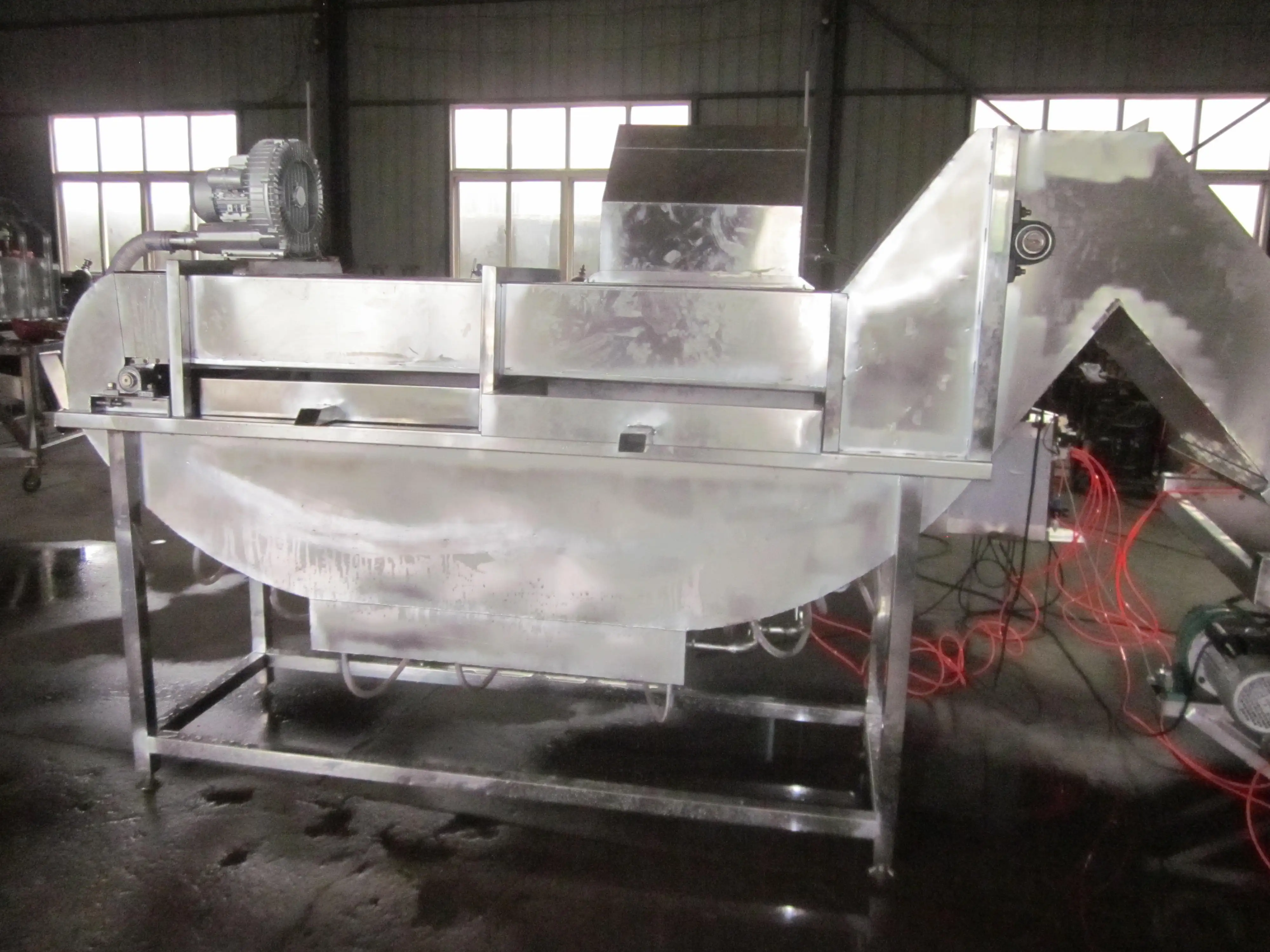 popular stainless steel automatic poultry scalder and chicken plucker machine