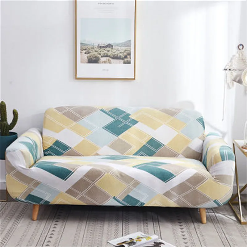 Stretch Slipcover Sectional Elastic Stretch Sofa Cover for Living Room Couch Cover L Shape Corner Armchair Cover R1573