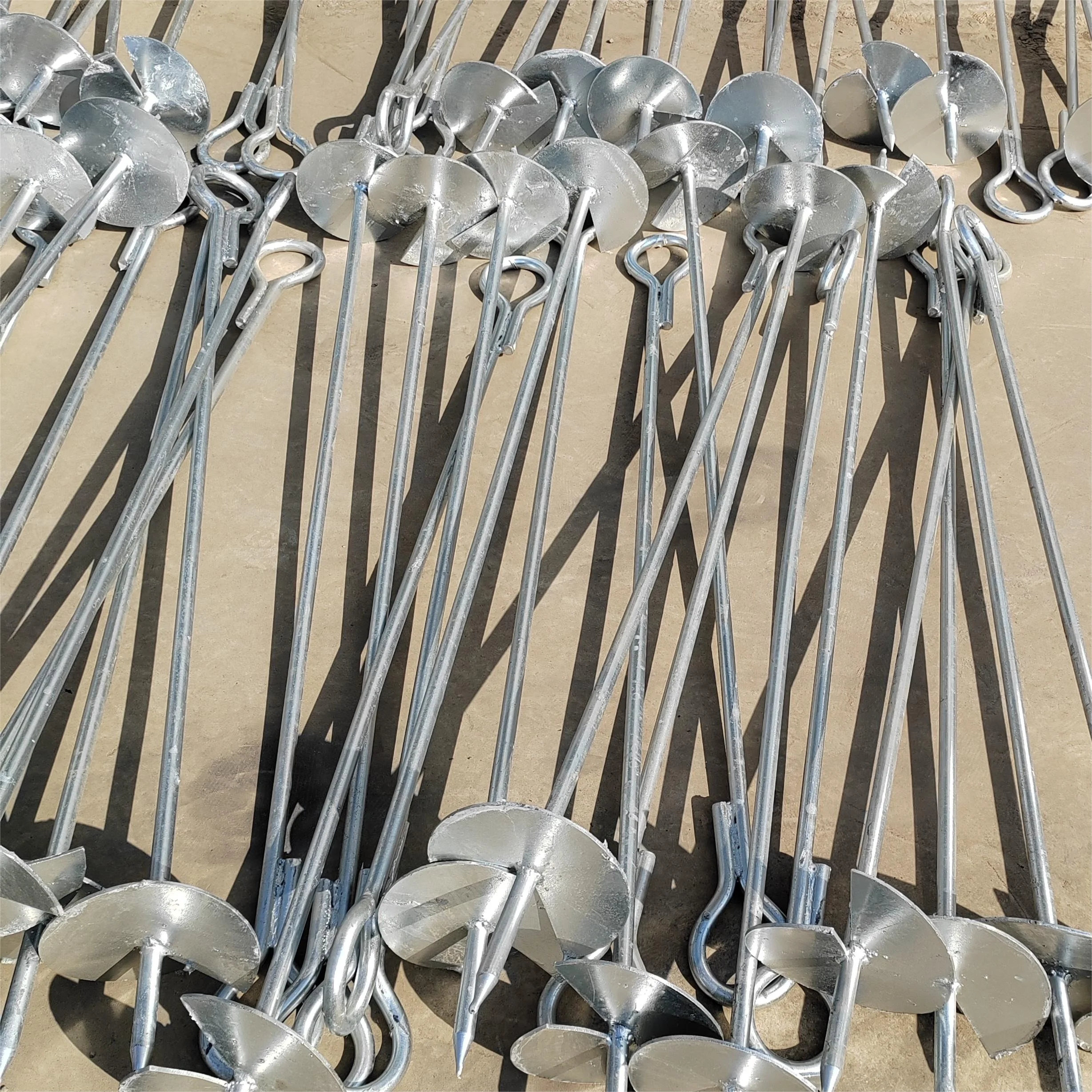 long 1.5m  rod diameter 20mm  weight 5kg auger anchor with high quality ship to door