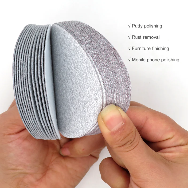 konaflex abrasive premium platinum white  6inch(150mm) hook&loop sanding disc