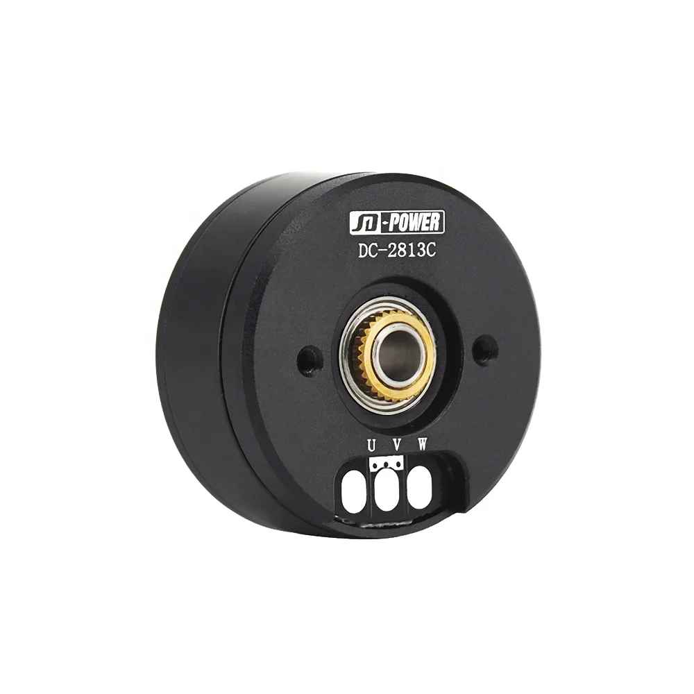 High quality JD-power DC-2813C flat dc hollow shaft gimbal brushless 12v 24v motor for FPV drone camera stabilizer power tool