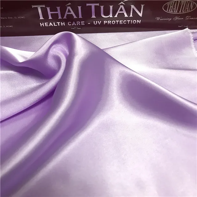 Вьетнамская Рождественская Атласная блестящая атласная ткань свадебное платье декоративная