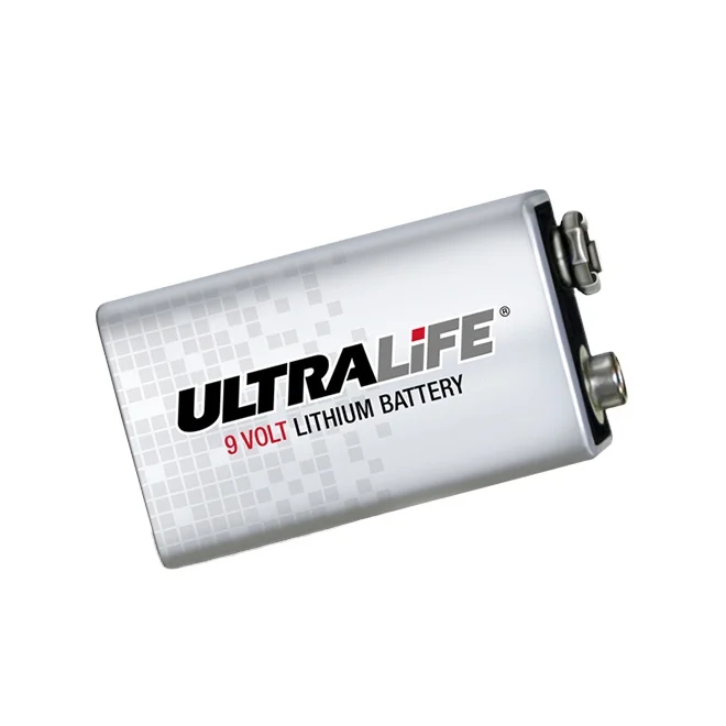 Ultralife Batteries Long-Life U9VL 9V 1200mAh Lithium (LiMnO2) Battery