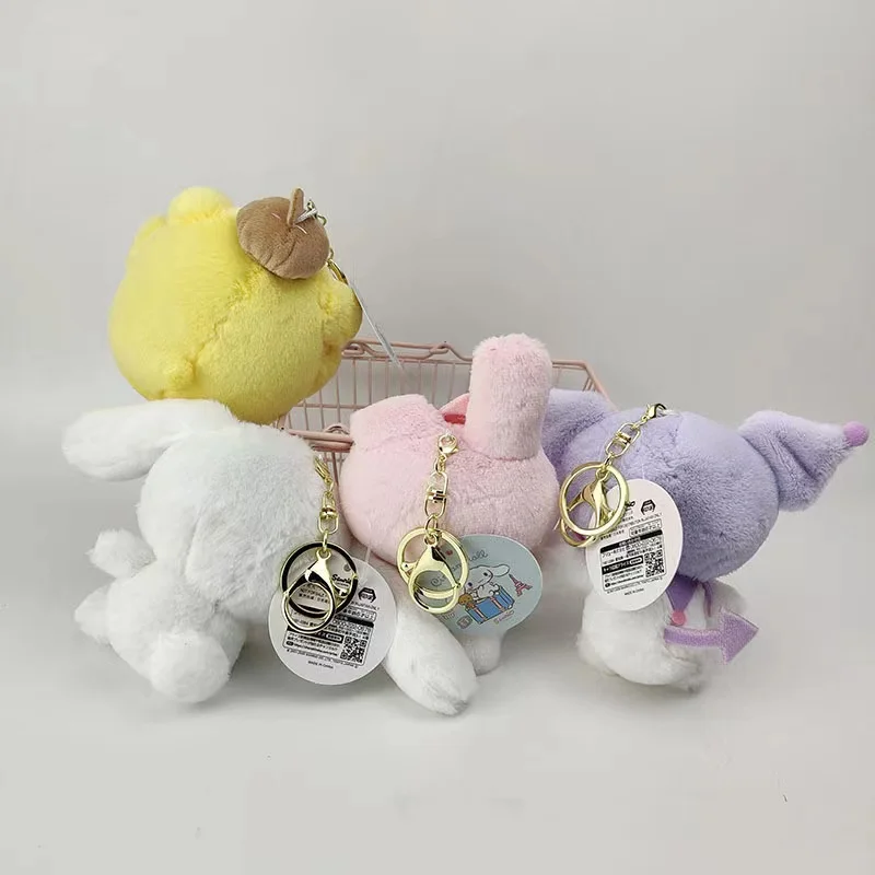 Wholesale My Melody and Kuromi Sanrio Plushie Plush Toys Keychain Cute Sanrio Keychain