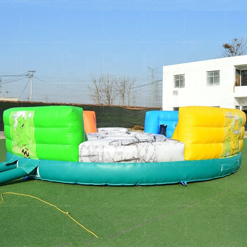 Factory price interactive sport game inflatable hippo chow down inflatable hungry hippo inflatable