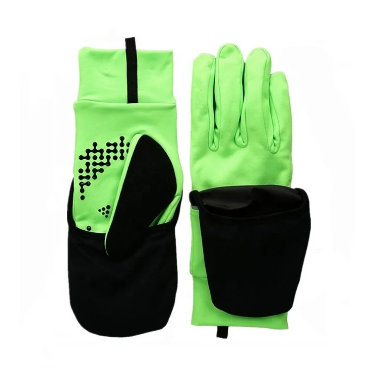 
Windproof Outdoor Sports Convertible Running Glove Mittens 