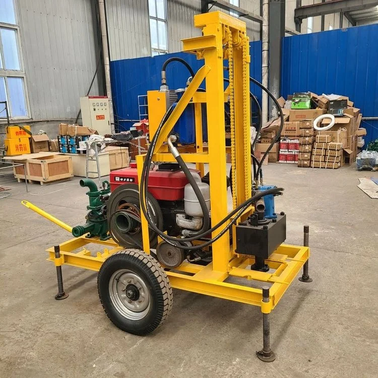 Portable 100m Water Well Rig Drilling Machine/Well Drilling Machine For Hard Rock