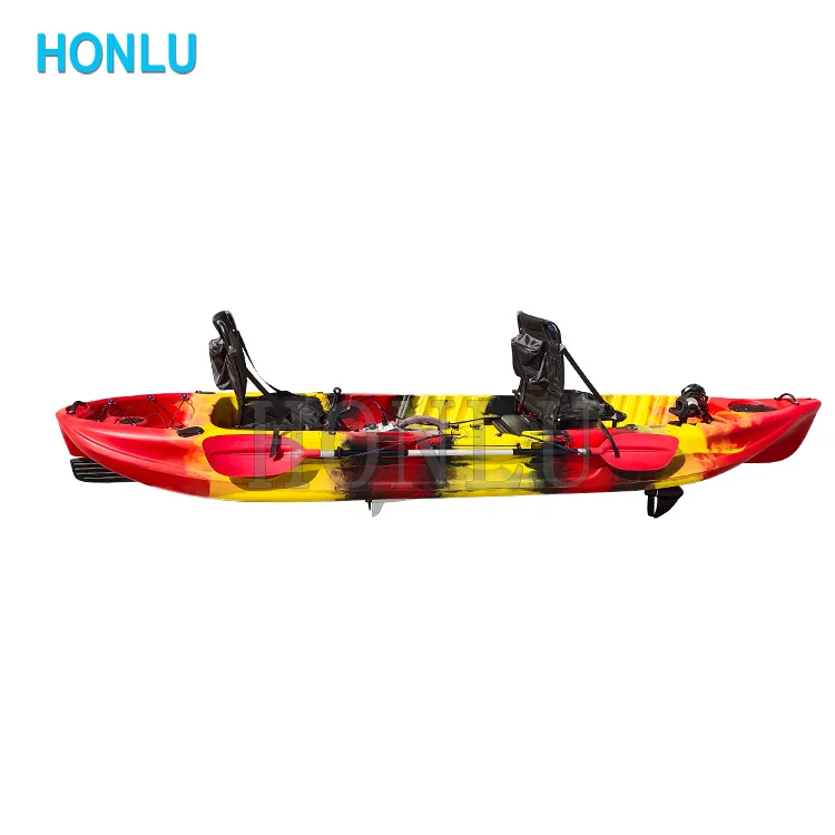 HDPE fishing kayak with customs accessories for fisher man use,kayak fishing boat