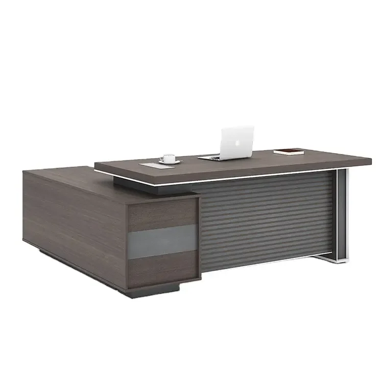 Распродажа меламиновая компьютерная современная мебель высокотехнологичный представительский l-образный роскошный офисный стол