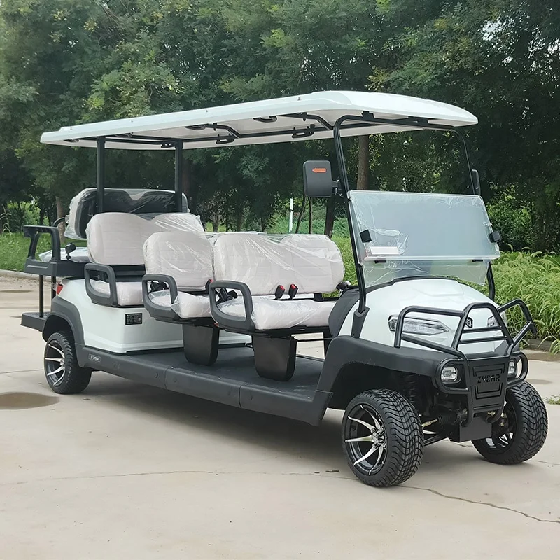 6+2 persoons shuttle golfkar 8 seater electric  golf cart 8 zitter Golfkar