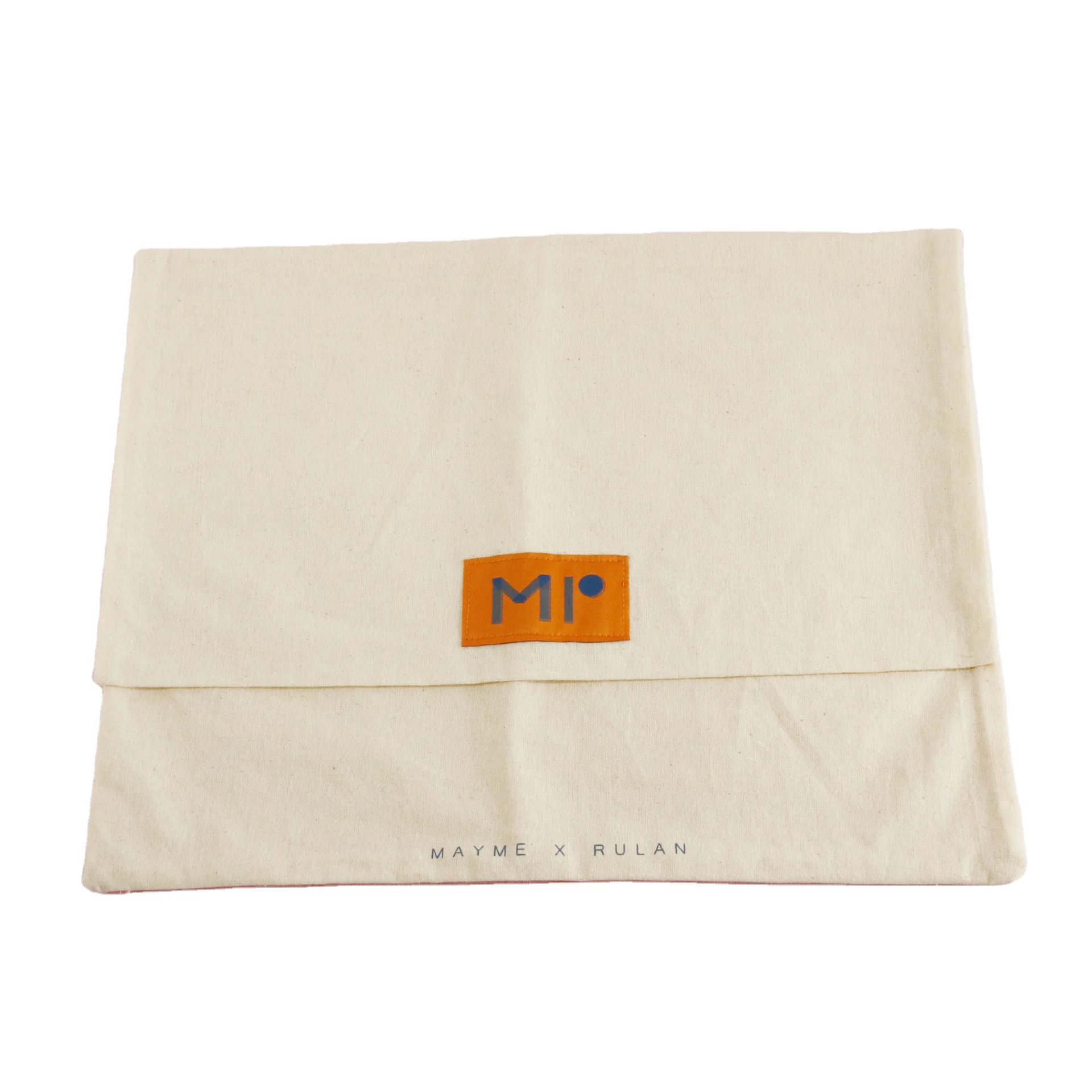 2023 Japan Style Envelope custom logo pouch dust bag muslin bags Cotton Flannel Dust Bag for luxury