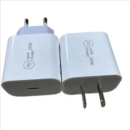 
20W PD Quick Charger Fast Charging USB C Adapter for iphone 11/12 Pro Max Samsung S10 Note 10 S20 Huawei 