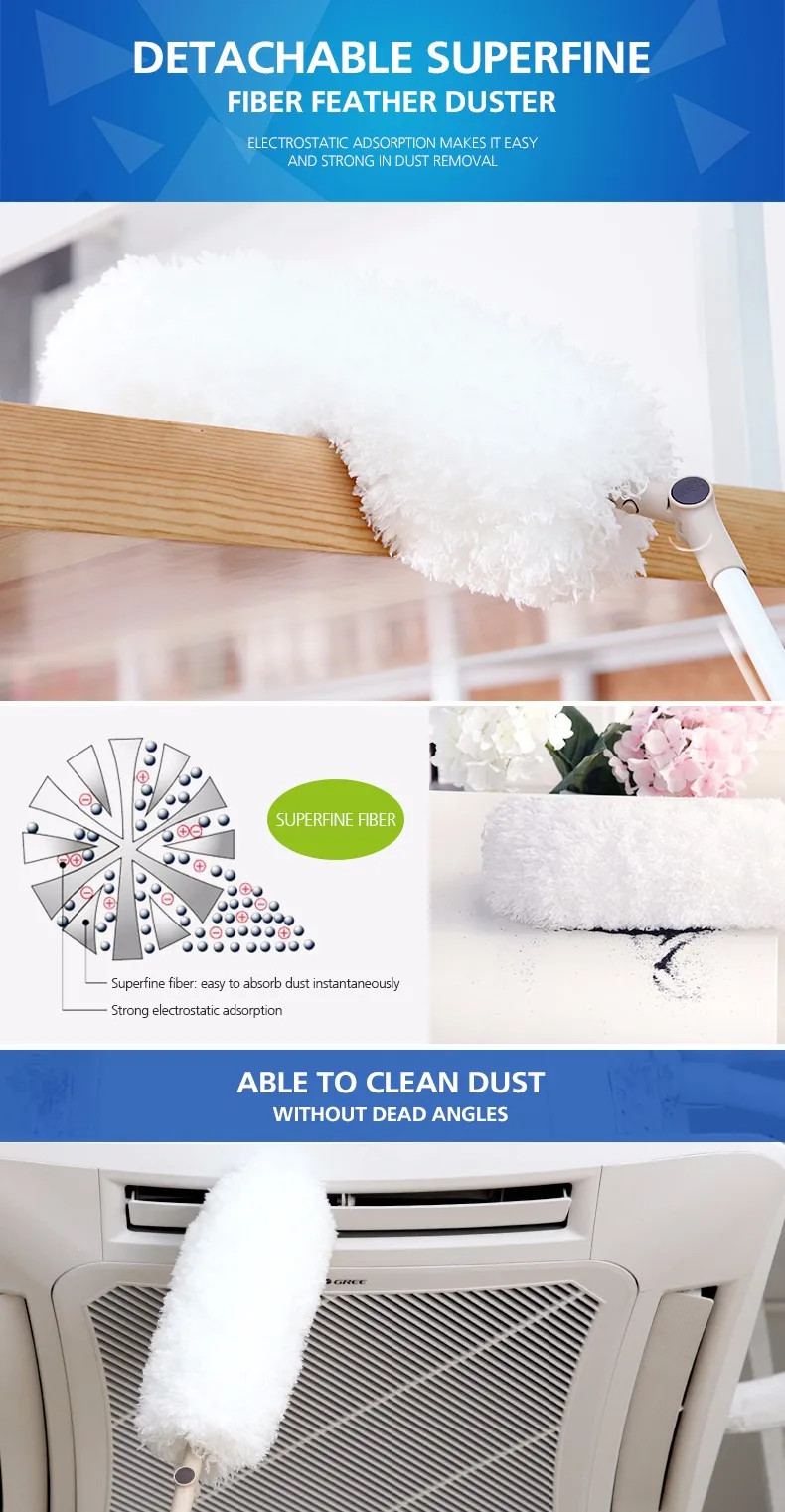 BOOMJOY L2 micro fiber duster 30 гибкий волшебный пыльник длинный тряпка из